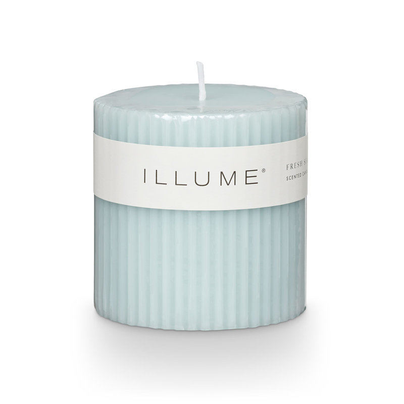 Beautifully Done Pillar Candle, Fresh Sea Salt, Small