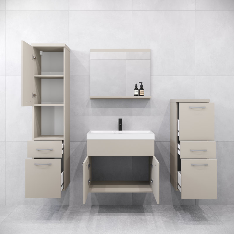 Bathroom Suite, Beige