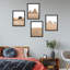 Pyramide égyptienne encadrée, ensemble de 4 estampes d'Afrique du Sud-Ouest, décorations murales encadrées sur papier, impression de 4 pièces-93014600-93014602