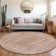 Machine Washable Indoor/Outdoor Xhevrie Paprika Rug