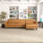 Allison Right-Facing Tan Leather Sectional Sofa