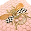 Queen Bee Pink Throw Pillow