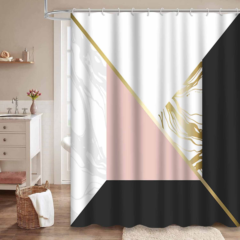 Rideau de douche Line Abstract, L 72 po x l 84 po