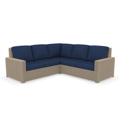 Outdoor Patio Sectional Seating Group With Sunbrella Cushions by Birch Lane