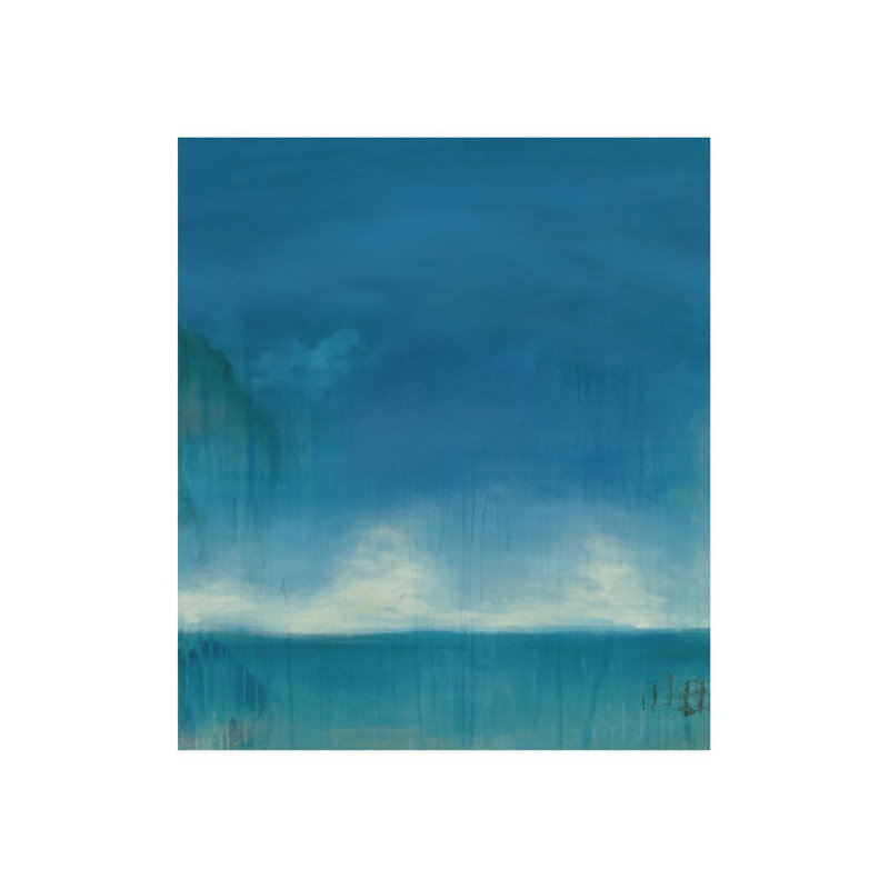 Summer Time Painting by Keegan Stewart, Glass Coat, 35" H x 30" W x 1.5" D