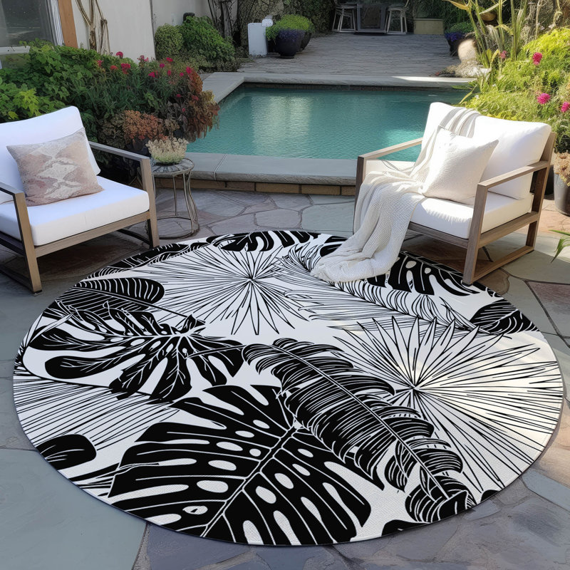 Tapis intérieur / extérieur Braggs, Rond 8 pi