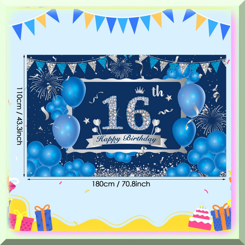 Sunflower Welcome Banner Set 2 Pieces 30x180cm