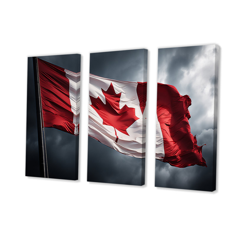 Canada Canada Pride II - Canada, reproduction d'art sur toile, H 28 po x l 36 po x P 1 po