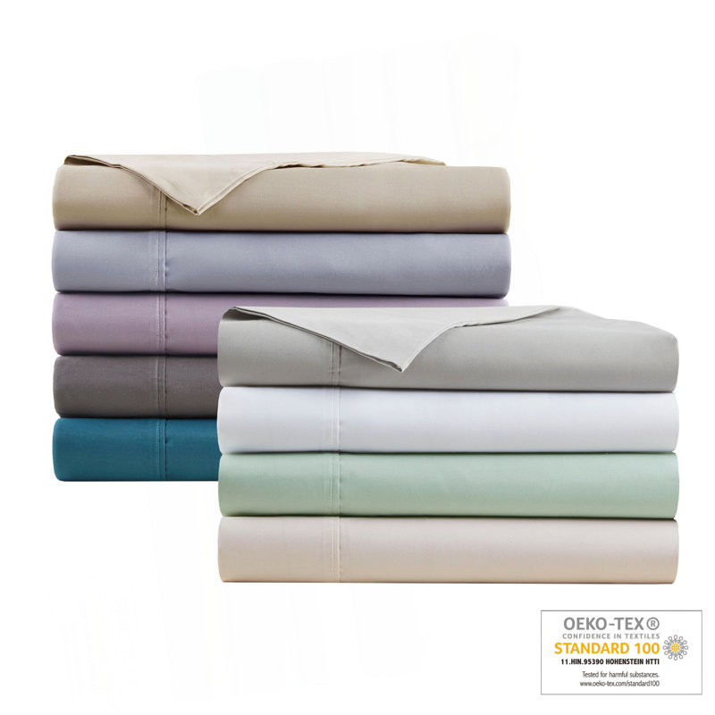 Ensemble de draps 4 pièces, Grey-Blue