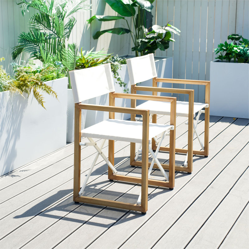Ensemble de 2 chaises pliantes Linnea