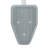 Bath Bliss Contoured Toilet Brush In White