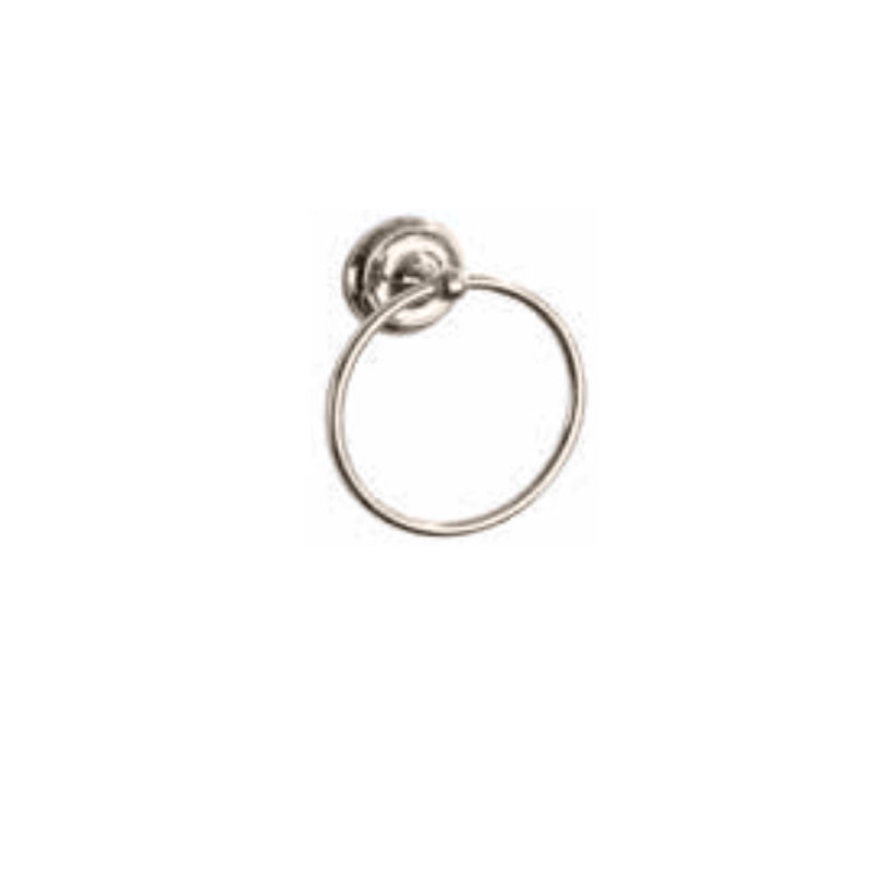 Whidbey Towel Ring, Satin Nickel