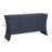 Refined Industrial 4-Door Cabinet, Navy - Wooden Legs & Functional Design For Living Area With 4 Doors, Blue Bronze Clasps Storage-1001603408