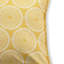 Coussin intérieur / extérieur fabriqué à partir de fils de polyester recyclés - double face, résistant aux taches, lavable à la machine - tropical - patio, terrasse, porche, salon - Rio - jaune - (20 po x 20 po)