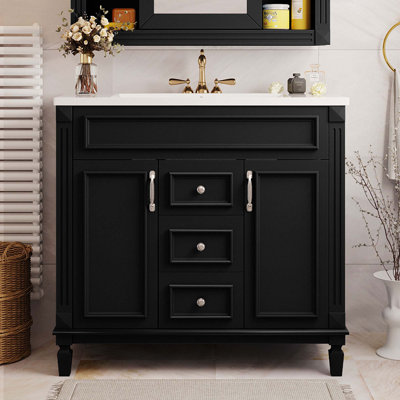 Meuble-lavabo 36 po avec lavabo supérieur