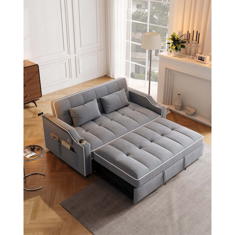 Canapé-lit convertible polyvalent avec fonctions avancées pour les petits espaces