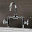 Robinet de salle de bain à large entraxe avec bonde Webb-62151589