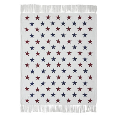 Celebration Stars Woven Throw 50x60