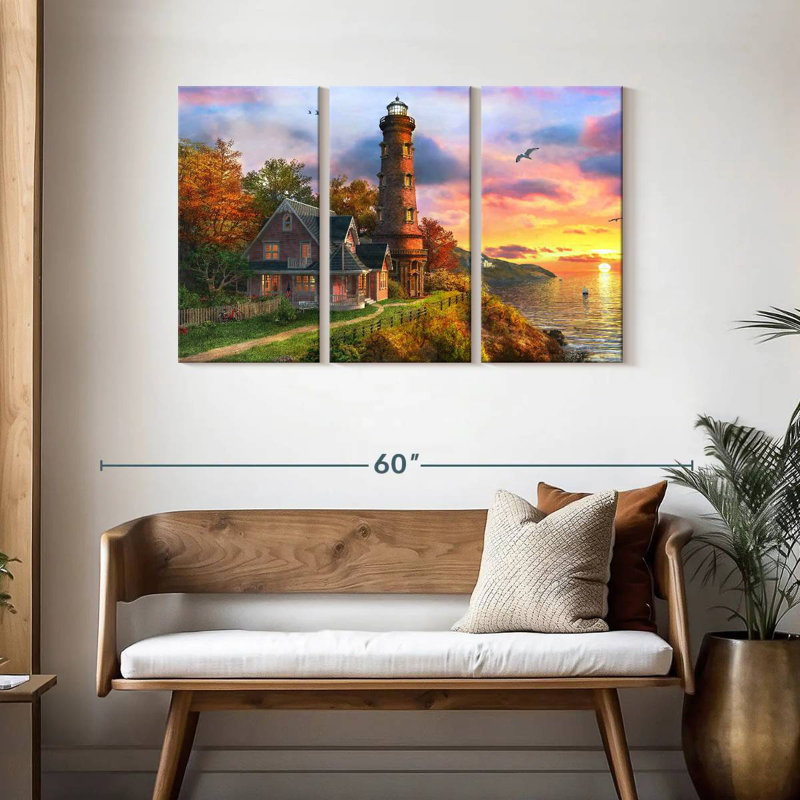 Phare de Lilie, H 28 po x l 45 po