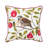 Partridge In A Pear Tree Printed & Embellished Throw Pillow