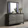 Commode 6 tiroirs 65,38 po avec miroir Joi