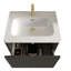 Meuble-lavabo flottant 24 po - chêne noir brossé rayé, lavabo en céramique blanche finition chêne contemporain, design moderne-1293970410-1293970411