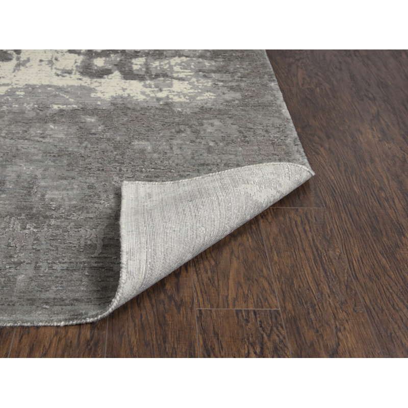 Tapis gris / blanc Power Loom, Tapis de couloir beige