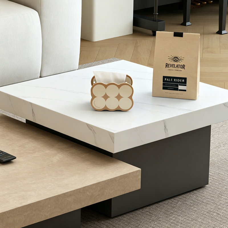 Landis, H 15,74 po x L 31,49 po x l 31,49 po, Blanc