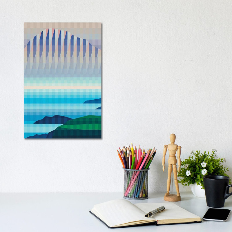 Foggy Mountains by Jun Youngjin - Wrapped Canvas Gallery-Wrapped Canvas Giclée, 30.48cm H x 20.32cm W