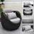 Pingel Polyester Rope Aluminum Frame Outdoor Lounge Chair for Cabin Proch Deck Balcony Poolside Garden-1839356080-1839356075