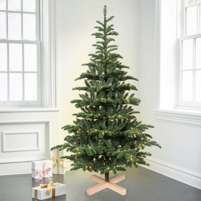 Arbre de Noël épinette pré-éclairé