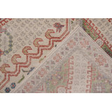 Distressed Homage Handmade Kilim Wool Floral Area Rug