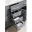 Base de meuble-lavabo double autoportant de 60 po Abdiel seulement en gris