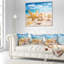 Coussin de mer étoile de mer et coquillages sur une plage-29602570-29602574