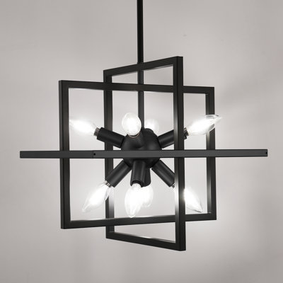 Karlina 8 - Light Dimmable Geometric Chandelier