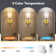 Wireless Rechargeable Wall Lights with 5200mAh Dimmable Detachable Bulbs & Remote Control