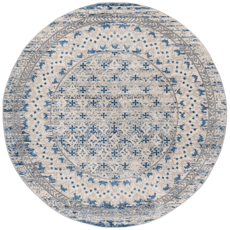 Llana Performance Oriental Rug, Round 12'