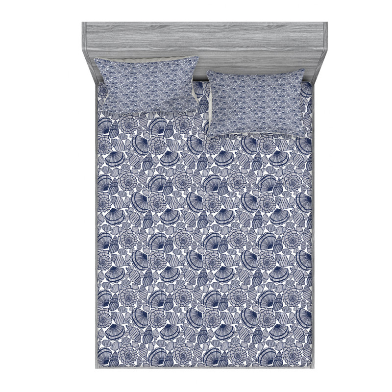 Microfiber Sheet Set, Queen Sheet Set with Fitted Sheet