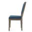 Chaises de salle à manger en tissu bleu marine - de 2, attrait durable 2 en tissu, fabrication