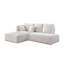 Canapé modulaire en velours côtelé Manya Ivory