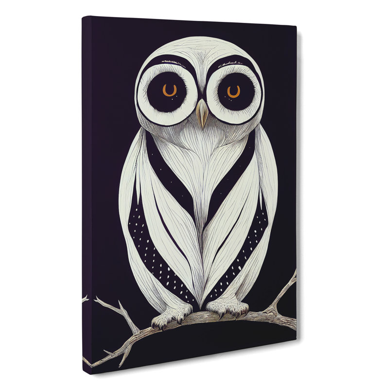 The Unreal Owl - Wrapped Canvas, 60cm H x 35cm W x 3cm D