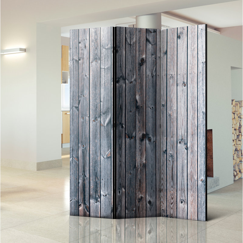Euphemia 172cm H Solid Wood Folding Room Divider, 3