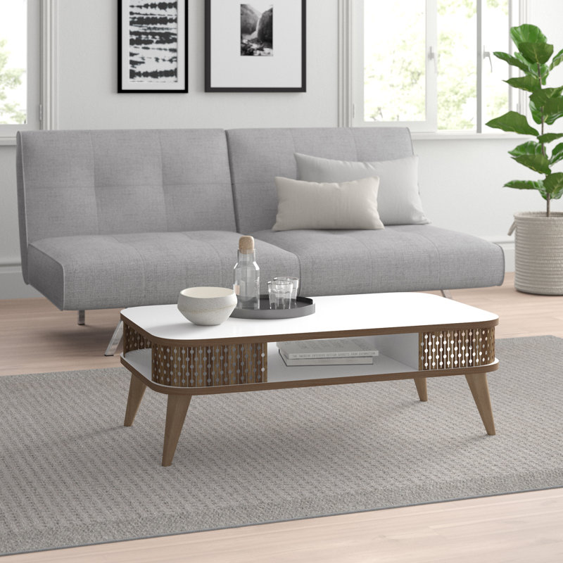 Burkeville Four Leg Coffee Table with Storage