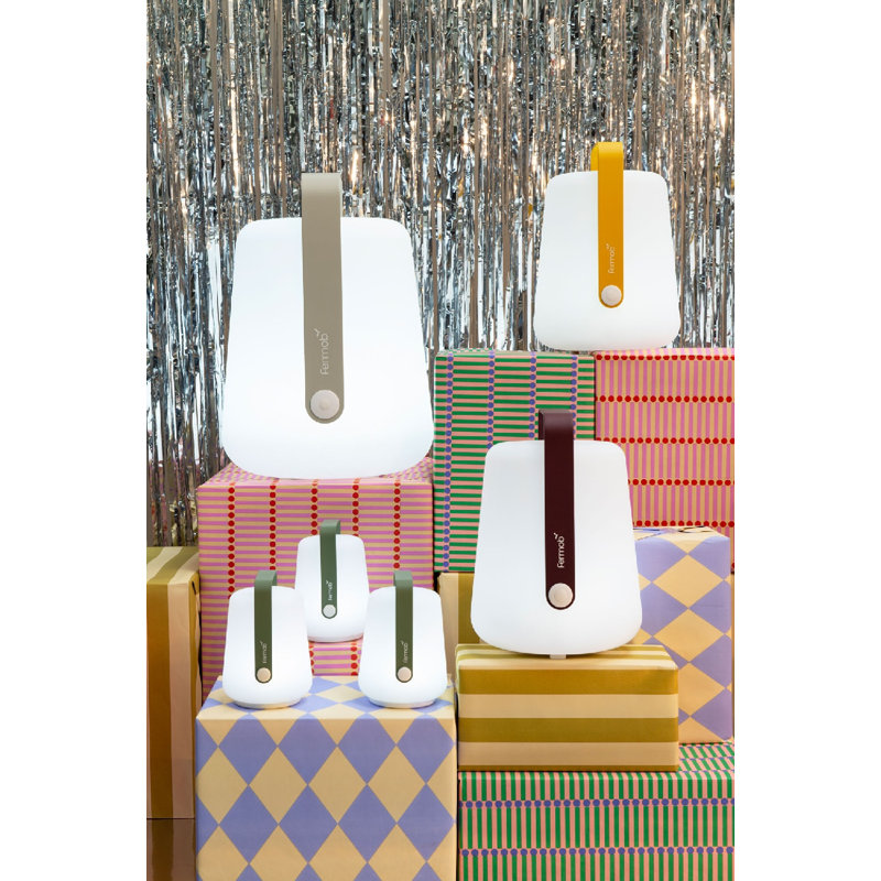 Lampe Balad, H 15 po x l 11 po x P 11 po, Gris argile