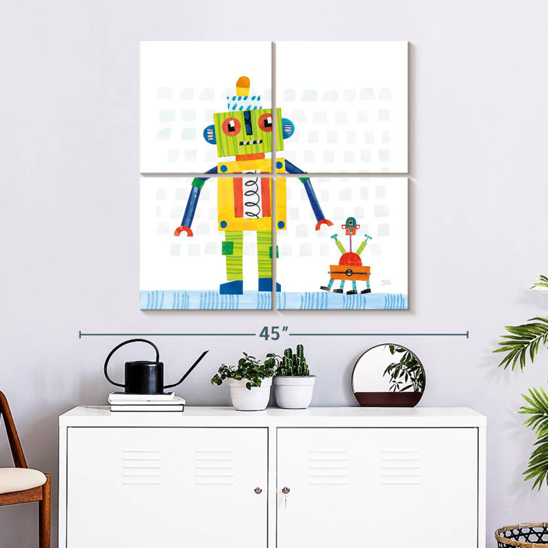 Ashelle Robot Party IV, H 32 po x l 32 po