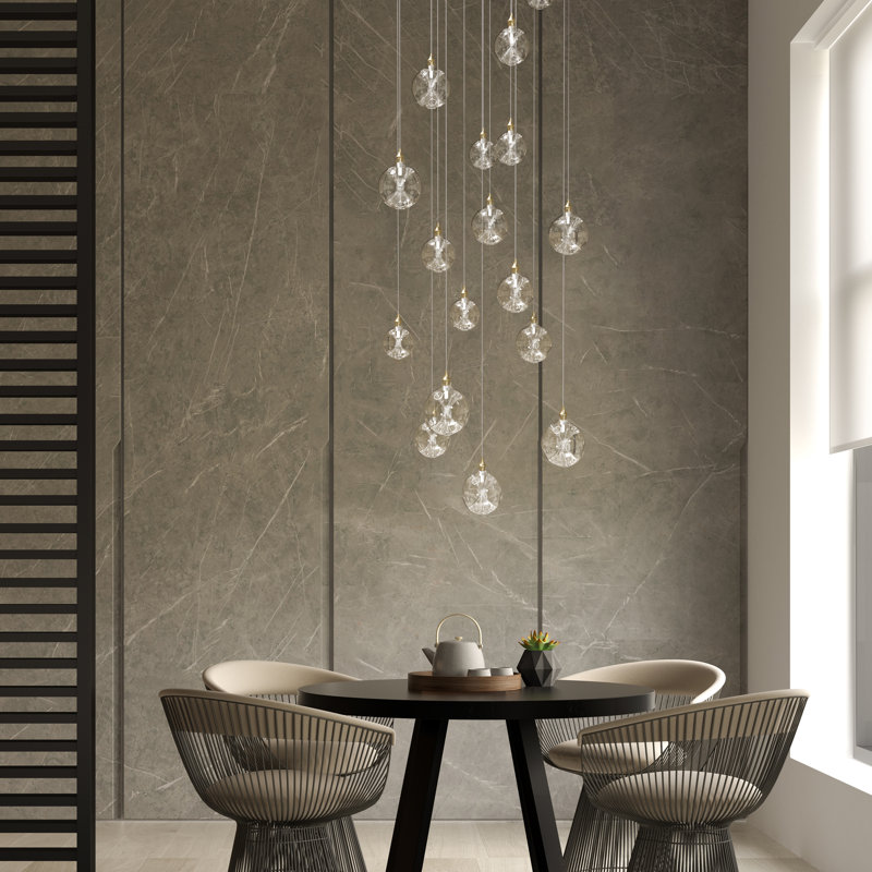 Calla Lilies 18 - Light Pendant, Bronze, 120" H x 26" W x 26" D