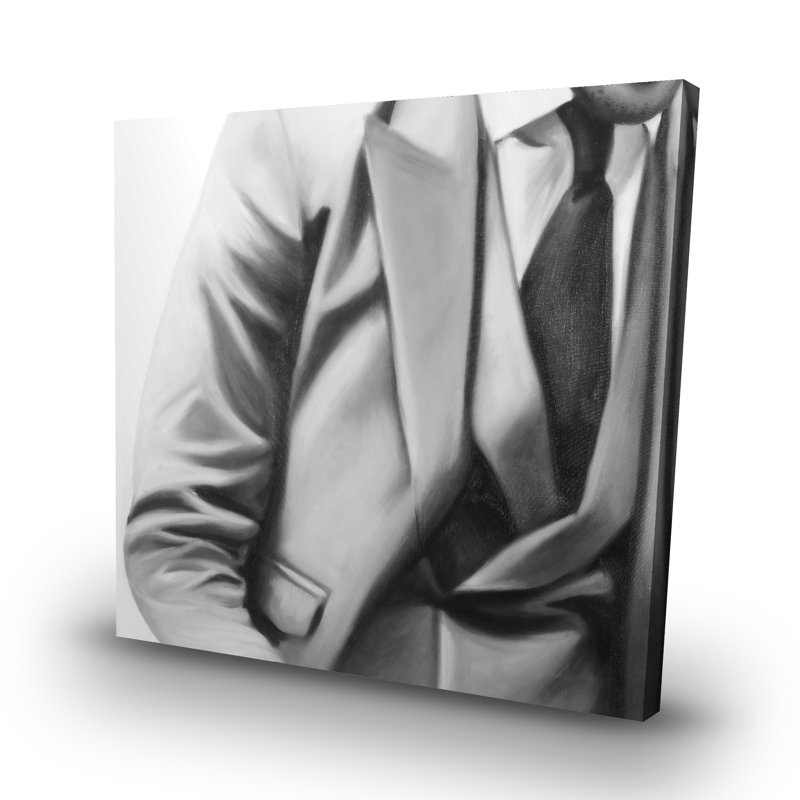Elegant businessman - 32"x32" art on canvas