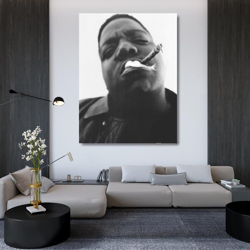 Notorious B.I.G. - Fumée, H 48 po x l 36 po