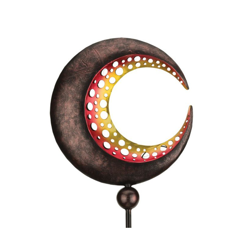 Piquet solaire en filigrane - demi-lune