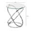 Cuayo Round Sofa Table for Living Room Furniture, 61cm Metal Bed Side Table, End Table-96399417
